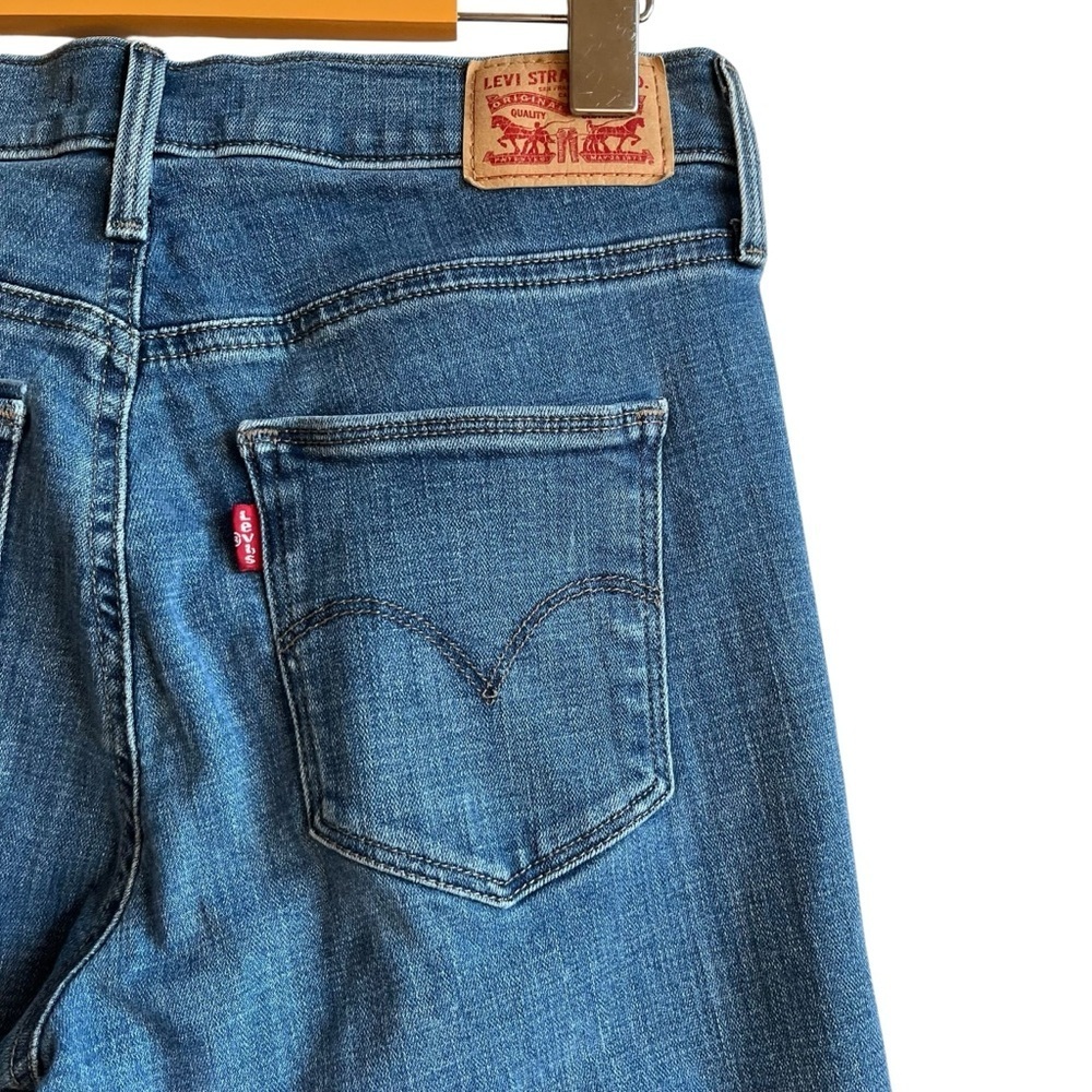Levi’s Slimming Straight Jeans Dark Wash 28 Lavender Hill - Picture 11 of 15